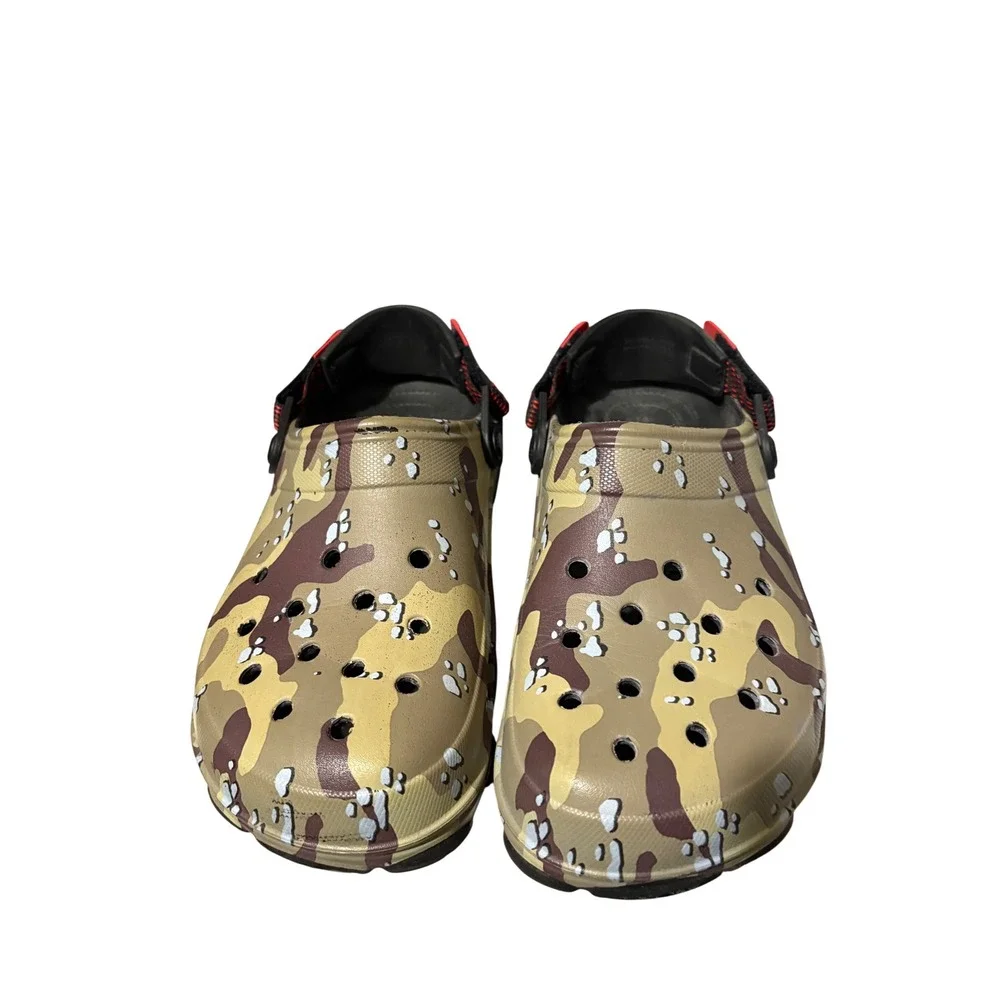 Crocs Classic All-Terrain Clogs Desert Camo Mens 9 Womens 11 Tan Brown 206340